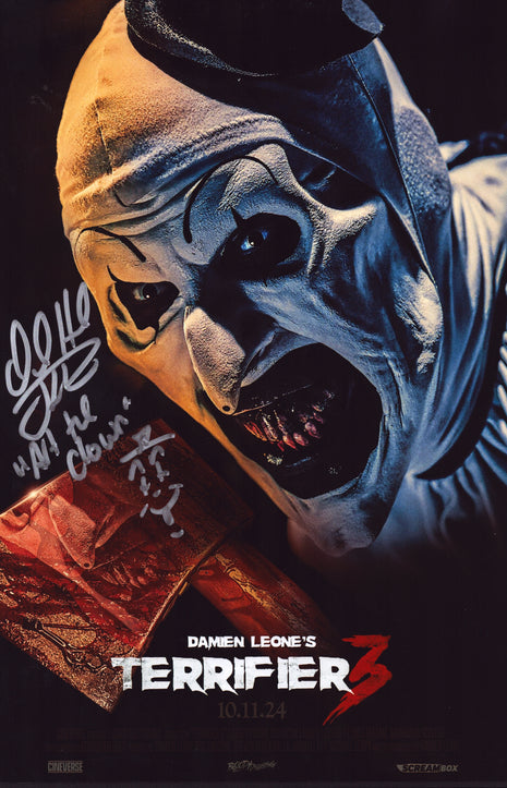 David Howard Thornton (Terrifier) signed 11x17 Photo