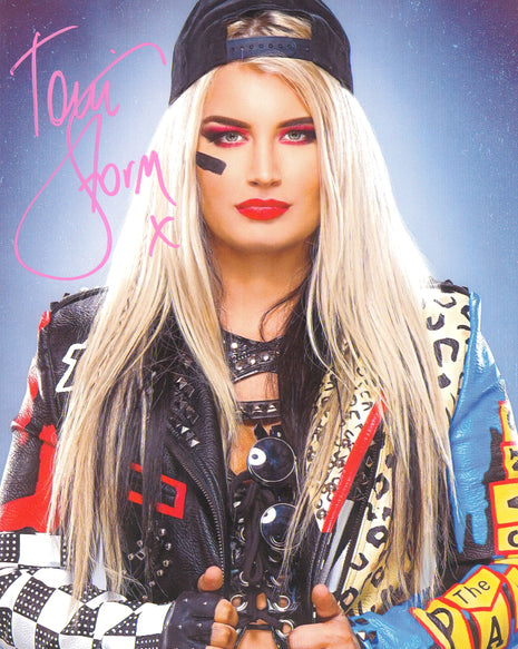 Toni Storm signed 8x10 Photo