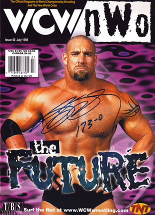 Goldberg signed WCW nWo Magazine July 1998