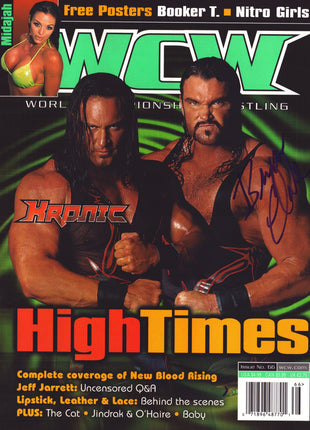 Bryan Clark signed WCW Magazine Issue 66