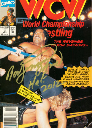 Ron Simmons signed WCW Comic Book MAY 2