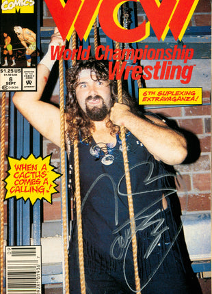 Cactus Jack signed WCW Comic Book SEPT 6