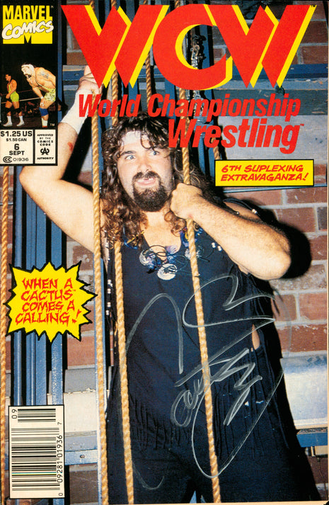 Cactus Jack signed WCW Comic Book SEPT 6