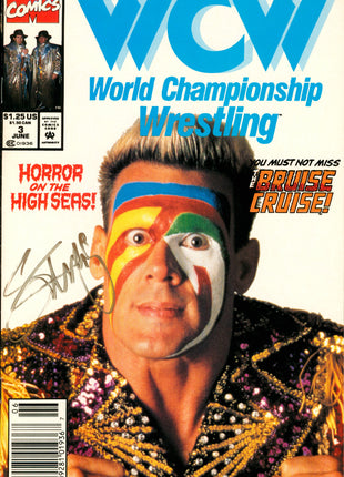 Sting signed WCW Comic Book JUNE 3