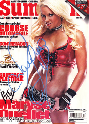 Maryse signed Summum Magazine (June 2007)