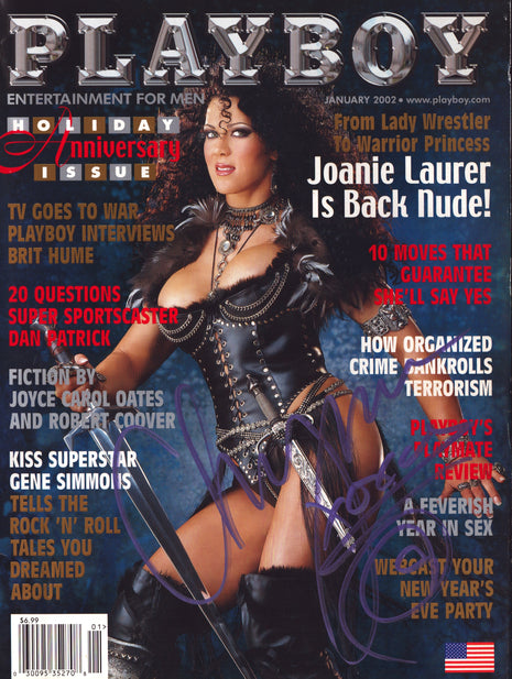 Chyna signed Playboy Magazine (January 2002) 18+ adults only
