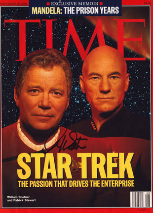 William Shatner signed Time Magazine November 28 1994