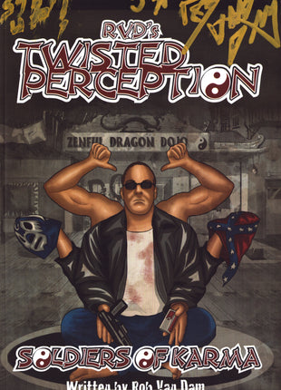 Rob Van Dam signed Twisted Perception Comic Book