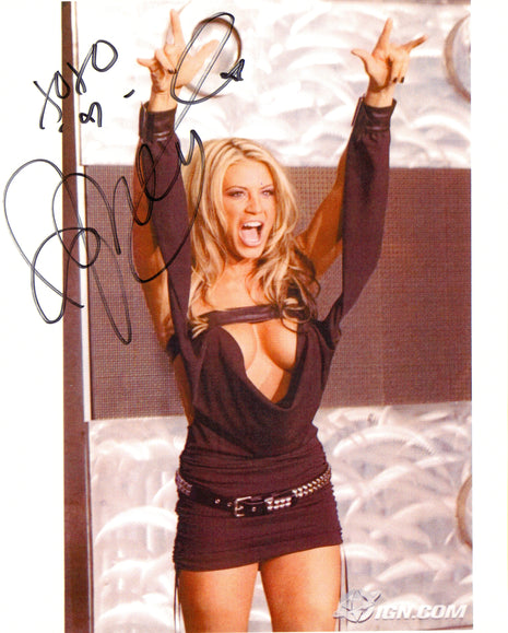 Ashley Massaro signed 8x10 Photo