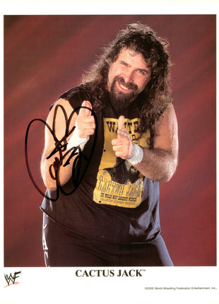 Cactus Jack signed 8x10 Photo