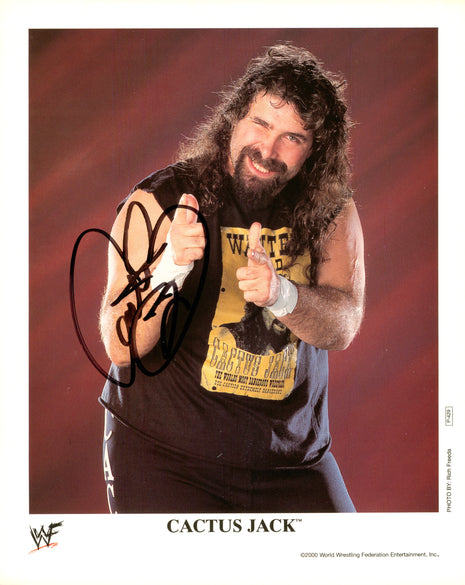 Cactus Jack signed 8x10 Photo