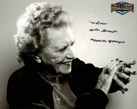 Mae Young signed 8x10 Photo