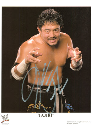 Tajiri signed 8x10 Photo