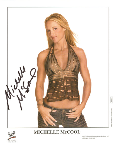 Michelle McCool signed 8x10 Photo