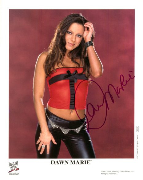 Photo 8x10 signée par Dawn Marie