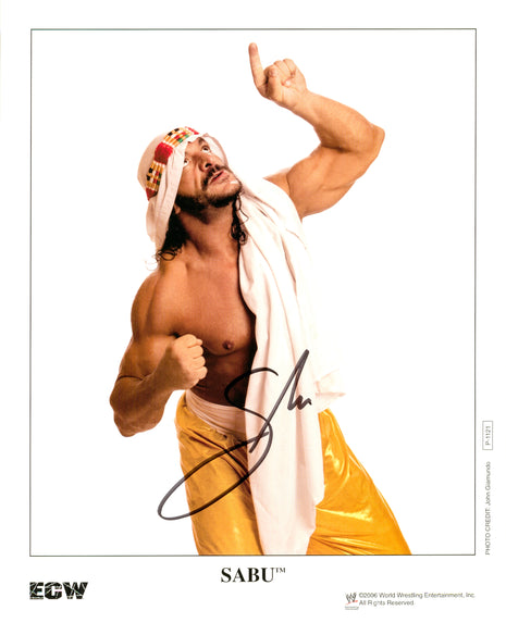Sabu signed 8x10 Photo