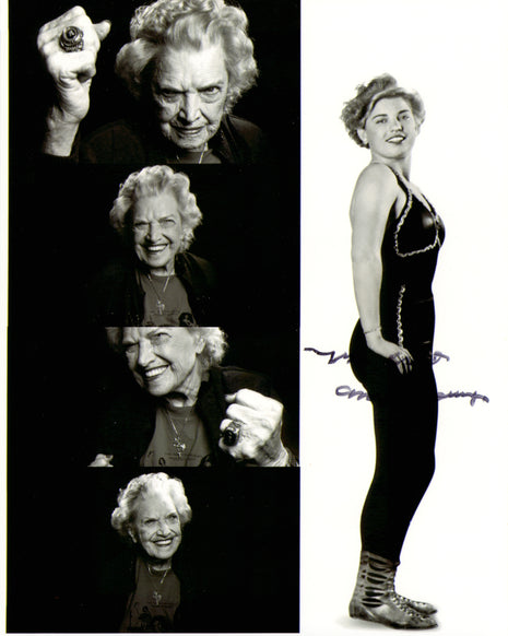 Mae Young signed 8x10 Photo