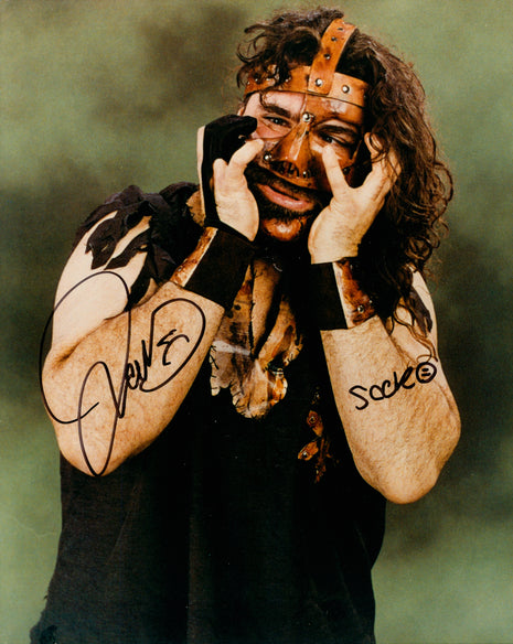Mankind signed 8x10 Photo