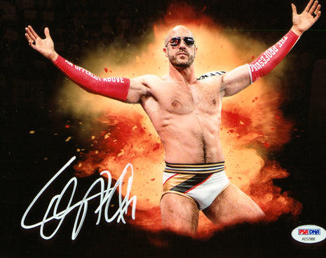 Cesaro signed 8x10 Photo (w/ PSA)