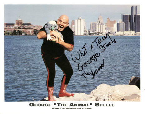 George Steele signed 8x10 Photo