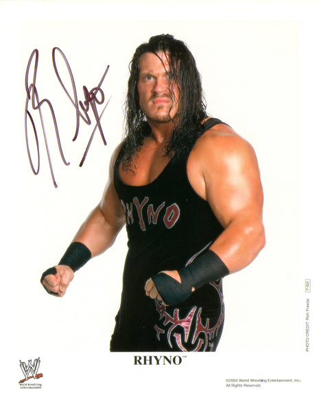 Photo 8x10 signée par Rhyno
