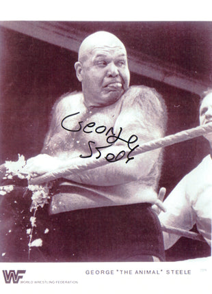 Photo 8x10 signée par George Steele