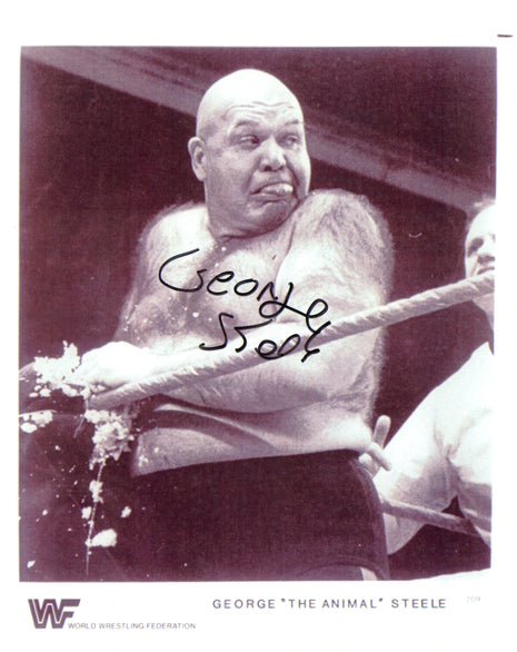 George Steele signed 8x10 Photo