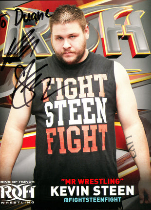 Photo 8x10 signée par Kevin Steen
