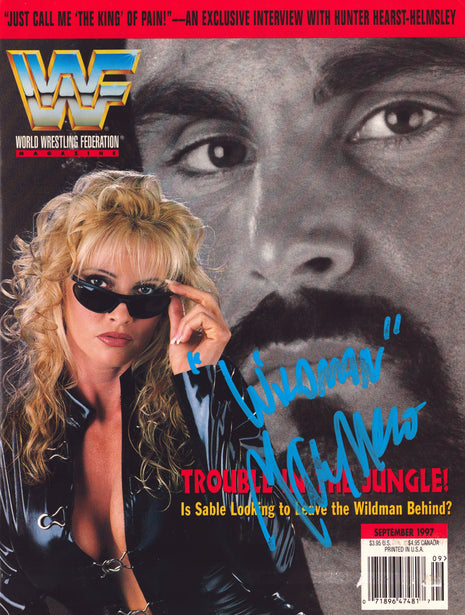 Marc Mero signed WWF Magazine September 1997