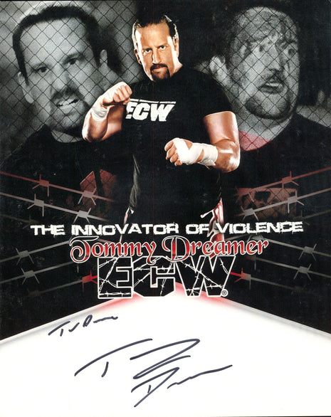 Tommy Dreamer signed 8x10 Photo