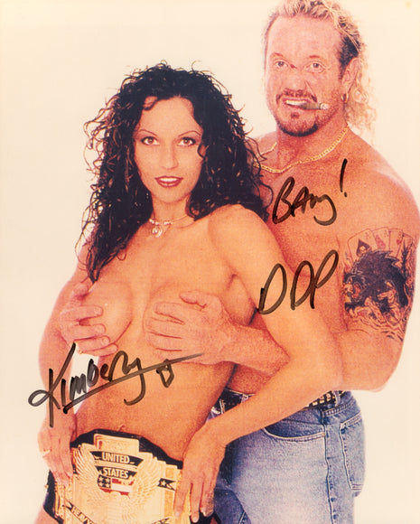 Diamond Dallas Page & Kimberly dual signed 8x10 Photo