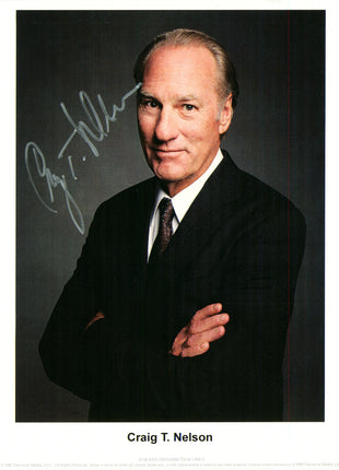 Craig T Nelson signed 8x10 Photo