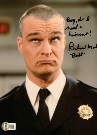Richard Moll (Night Court) signed 8x10 Photo (w/ Beckett)
