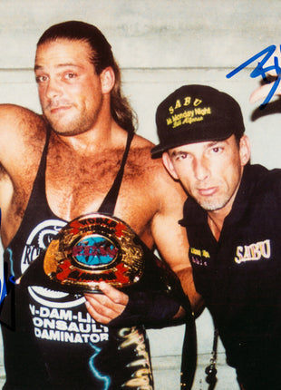 Rob Van Dam & Bill Alfonso dual signed 8x10 Photo