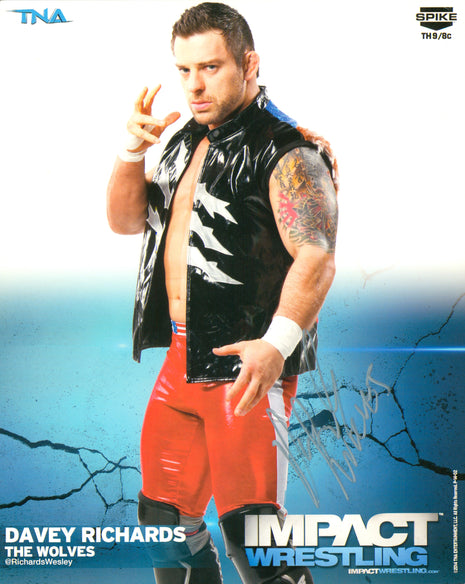 Davey Richards signed 8x10 Photo