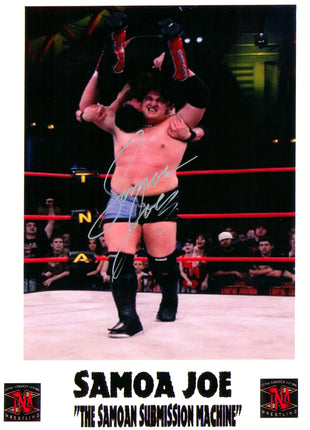 Samoa Joe signed 8x10 Photo