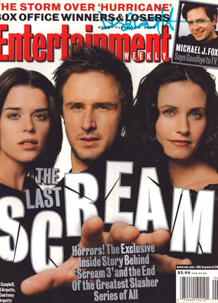 David Arquette signed Entertainment Weekly Magazine February 2000