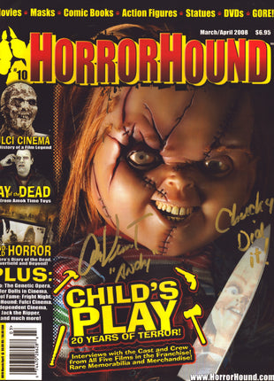 Alex Vincent signed HorrorHound Magazine March/April 2008