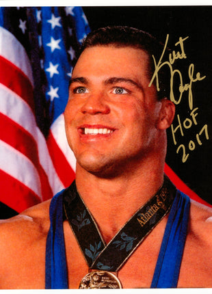 Kurt Angle signed 8x10 Photo