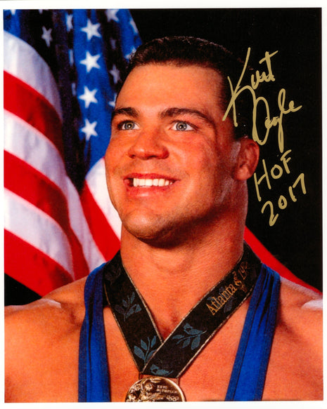 Kurt Angle signed 8x10 Photo