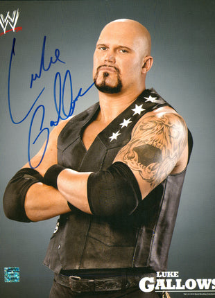 Luke Gallows signed 8x10 Photo