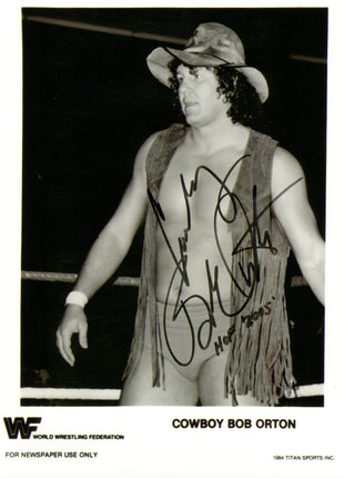 Bob Orton signed 8x10 Photo