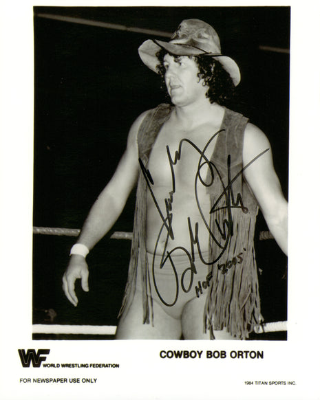 Bob Orton signed 8x10 Photo