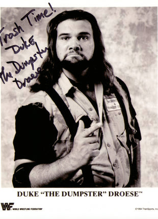 Duke Droese signed 8x10 Photo