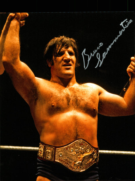 Bruno Sammartino signed 8x10 Photo