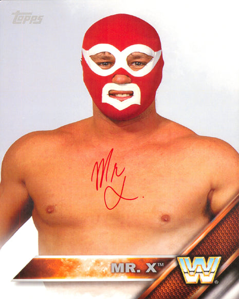 Mr X signed 8x10 Photo