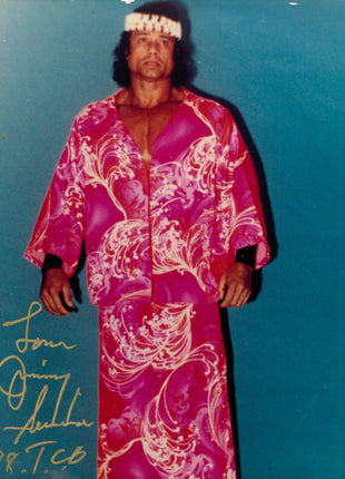 Jimmy Snuka signed 8x10 Photo