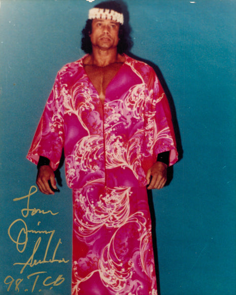 Jimmy Snuka signed 8x10 Photo