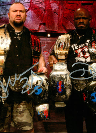 Bubba Ray Dudley & Dvon Dudley dual signed 8x10 Photo