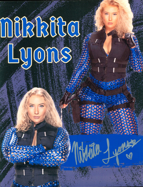 Nikkita Lyons signed 8x10 Photo